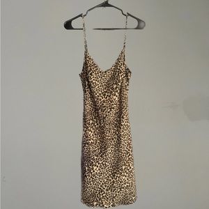 Size small leopard print dress. Audrey3+1. From Nasty Gal.